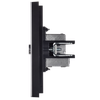 FORTE&PIANO TV socket through passage FP229M metal white IEK4