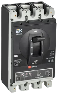 ARMAT Автоматический выключатель в литом корпусе 3P типоразмер I 100кА 630А расцепитель электронный стандартный IEK