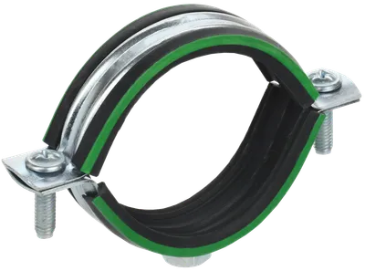 ELASTA Two-component metal clamp with rubber seal d=39-46mm IEK