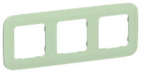 FLITE Рамка 3-местная РУ-3-А-ФлФ фисташковый IEK