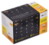LIGHTING Гирлянда бахрома 4,5х0,7м 200 светодиодов белый свет IP44 прозрачный шнур 3м 230В транзит IEK1