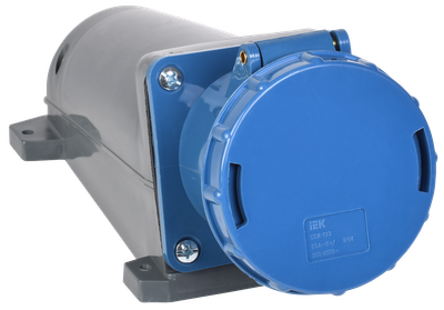 Розетка стационарная ССИ-133 2P+PE 63А 200-250В IP54 IEK
