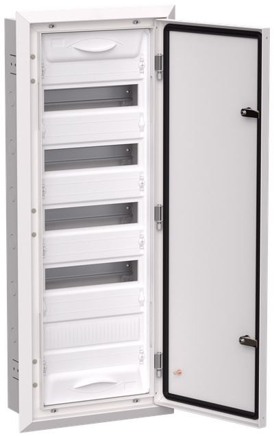 TITAN 5 Корпус металлический ЩРв-60 (1х60) 880х365х130мм IP31 белый (одна дверь) IEK