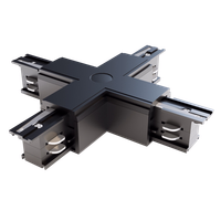 Соединение Х-образное черное LEDEL