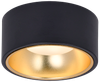 LIGHTING Светильник 4017 накладной потолочный под лампу GX53 черный/золото IEK4