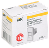 Розетка компьютерная РКИ-10-00-П RJ-45 UTP кат.5e (на 1 модуль) ПРАЙМЕР белая IEK1
