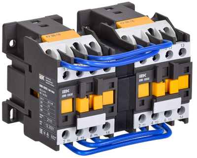 Контактор КМИ-10930 реверс 9А 400В/АС3 2NO IEK