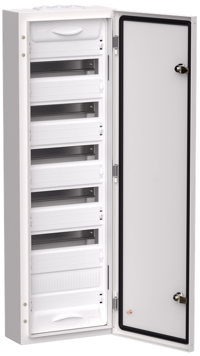 TITAN 5 Корпус металлический ЩРн-72 (1х72) 960х310х140мм IP54 белый (одна дверь) IEK