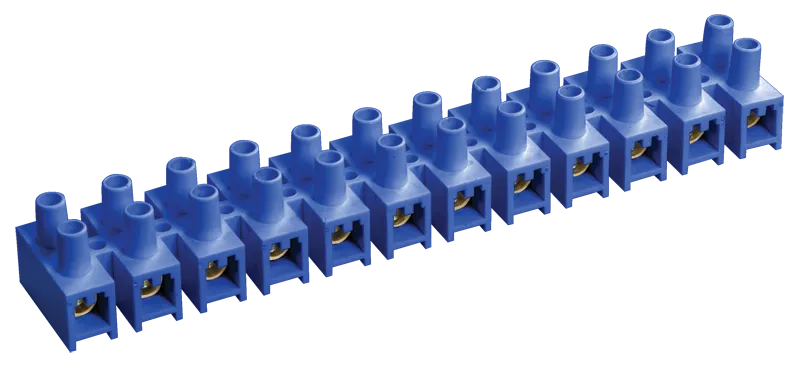 Screw-type terminal clips ZVI-60 6-16mm2 12steam IEK blue 