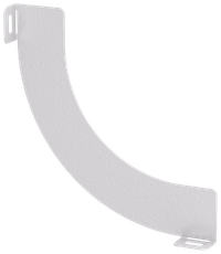 Перегородка разделительная 50мм поворота вертикального внутреннего 90град RAL 9016 IEK