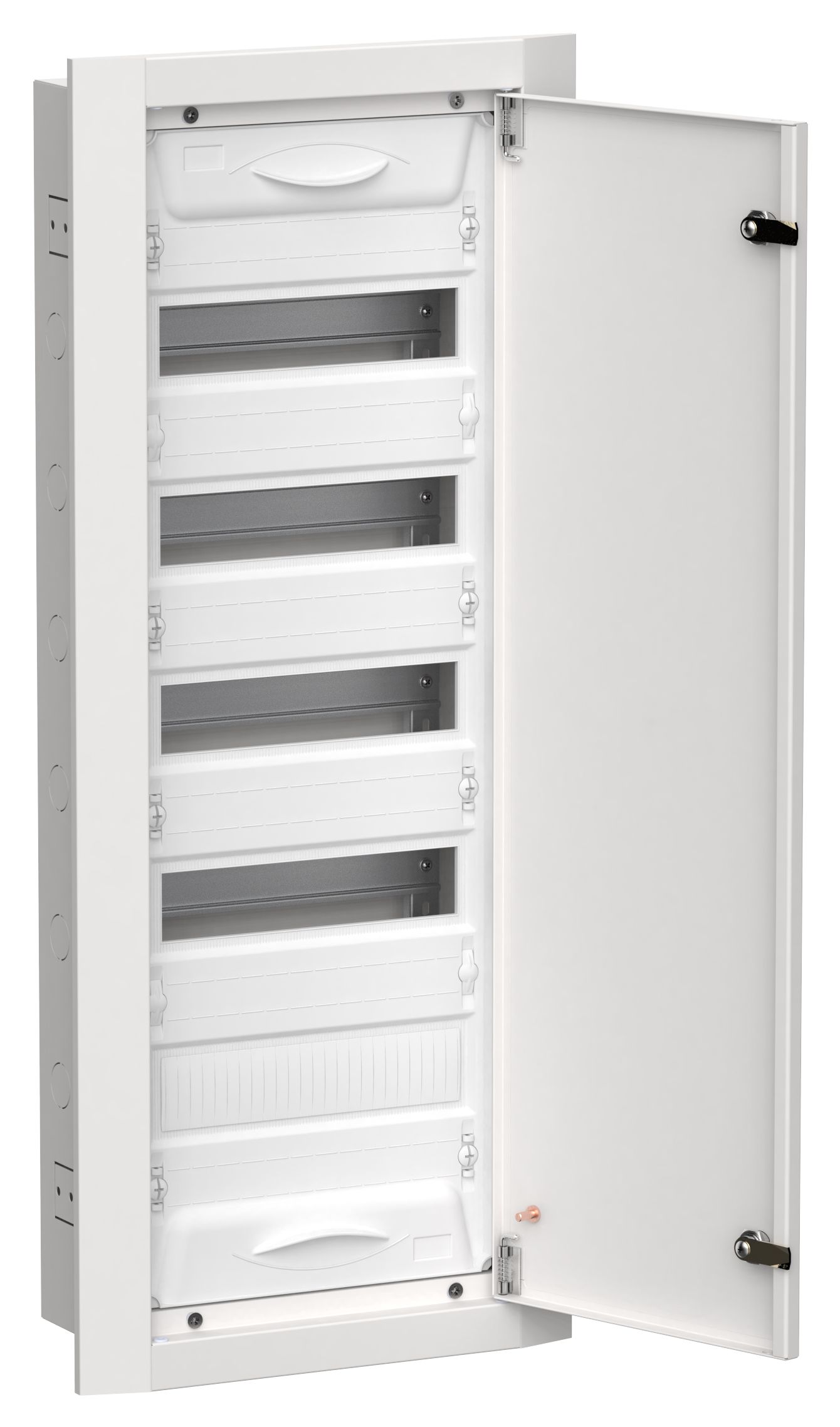TITAN 5 Корпус металлический ЩРв-60 (1х60) 880х365х130мм IP31 белый (одна дверь) IEK (TI5-50-V-060-31)