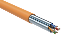 ITK Витая пара U/FTP кат.6A 4х2х23AWG solid LSZH нг(А)-HF оранжевый (305м)