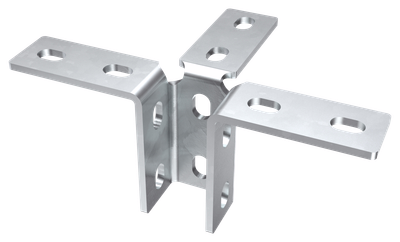 Соединитель угловой трехсторонний для STRUT-профиля EZ IEK