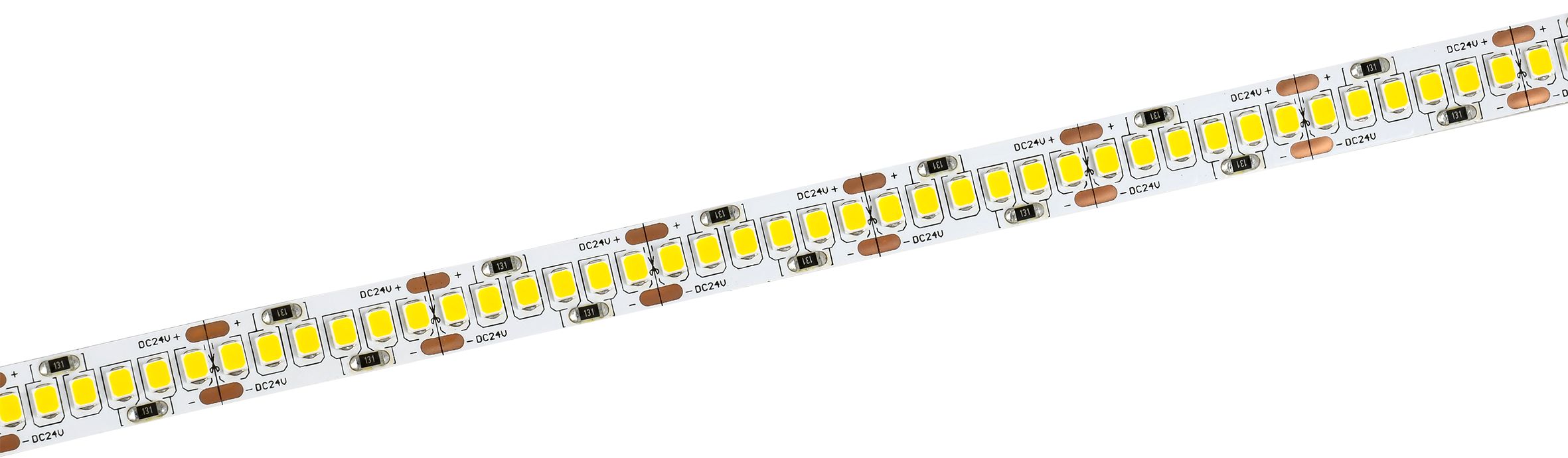Лента светодиодная 5м SMD2835 240LED/м 22Вт/м IP20 ширина 10мм 24В нейтральный белый IEK