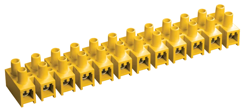 Screw-type terminal clips ZVI-60 6-16mm2 12steam IEK yellow 