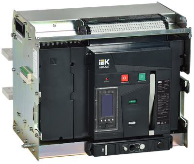 ARMAT Воздушный автоматический выключатель выдвижного исполнения 4P типоразмер E 100кА 2500А расцепитель TY с комплектом аксессуаров 220В: мотор привод катушка включения катушка отключения IEK