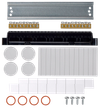 TEKFOR Корпус пластиковый КМПн-8 IP65 черная прозрачная дверь IEK5