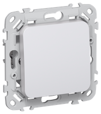 FLITE Выключатель 1-клавишный кнопочный проходной 10А ВС61-2-0-ФлЖ жемчуг IEK