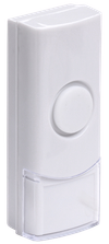 Кнопка для звонка беспроводного КЗБ2 IP44 белая IEK0