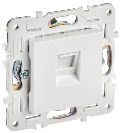 SKANDY Розетка компьютерная RJ45 кат.5E SK-K01W арктический белый IEK