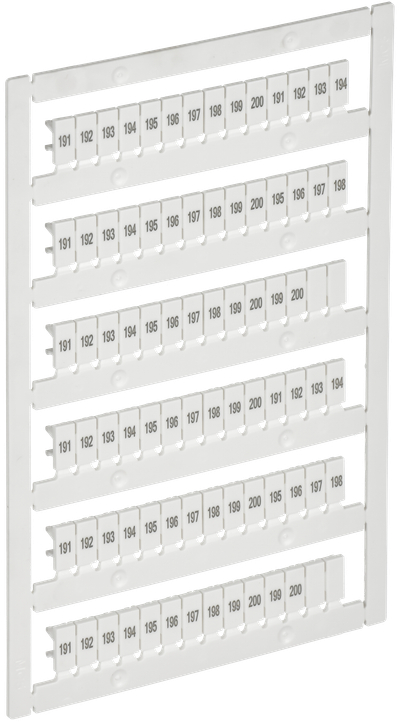 ARMAFIX Маркер для CTS/CP 2,5мм2 с символами "191-200" IEK