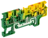 Колодка клеммная CP-MC-PEN заземляющая 4 вывода 2,5мм2 желто-зеленая IEK0