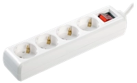 Удлинитель 4х5м с заземл. 16А IP20 У04К с выкл. 2P+PE IEK WYP10-16-04-05-ZK-N