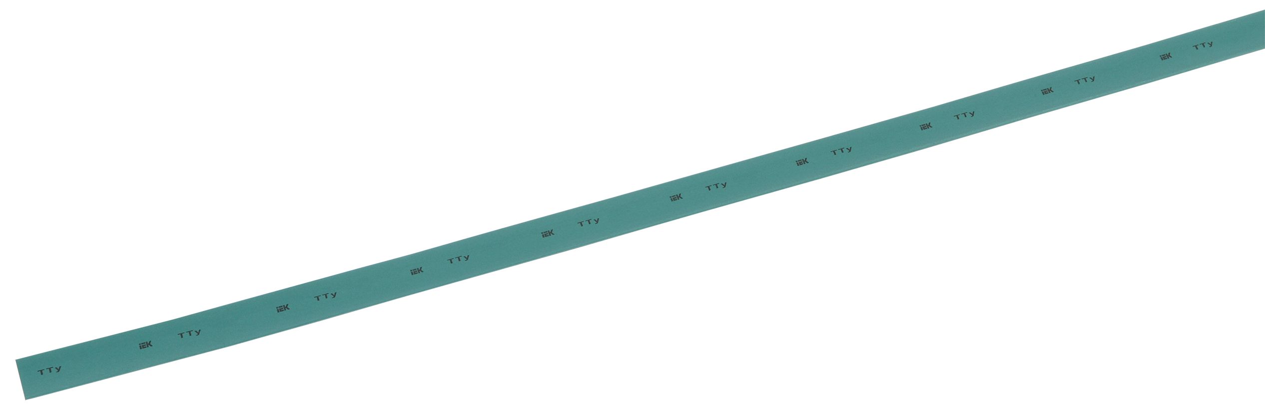 Трубка термоусадочная ТТУ нг-LS 60/30 зеленая (1м) IEK (UDRS-D60-1-K06)