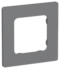 FLITE Рамка 1-местная РУ-1-К-ФлМА мокрый асфальт IEK