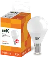 LED lamp G45 globe 9W 230V 3000k E14 IEK0