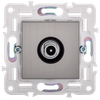 SKANDY TV outlet through passage SK-A17N nickel IEK2