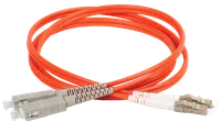ITK Оптический коммутационный соединительный шнур (патч-корд), MM, 50/125 (OM2), SC/UPC-LC/UPC, (Duplex), 1м