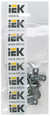 Скоба металлическая двухлапковая d=16-17мм (10шт/упак) IEK2