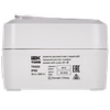 TORS Socket outlet 1-gang with grounding contact and cover 16A IP55 TS320 white IEK3