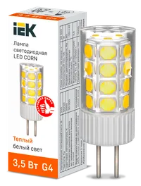 LED lamp CORN 3,5W 230V 3000K G4 IEK