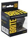 BRITE 1-gang grounded socket with protective shutters 16A with USB A+C 18W RYush11-1-BrTB dark bronze IEK6