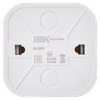 GLORY Розетка для открытой установки компьютерная RJ45 кат.5E РК10-ХБм белый матовый IEK4