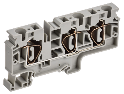 ARMAFIX Клемма пружинная CX10-3 10мм2 трехконтактная серая IEK