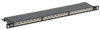ITK 0,5U патч-панель кат. 6A STP 24 порта экранированная Dual IDC высокой плотности