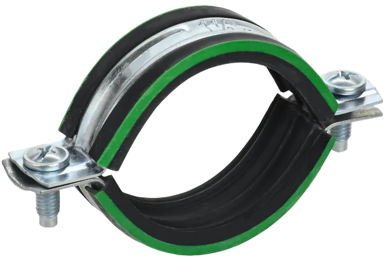 ELASTA Two-component metal clamp with rubber seal d=32-35mm IEK