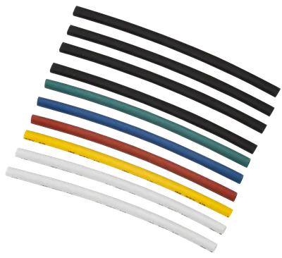 TTU set 4/2 (4x black, 2x white, red, blue, yellow, green) 10x10 cm/pack. IEK