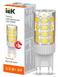 LED lamp CORN 3,5W 230V 3000K G9 IEK