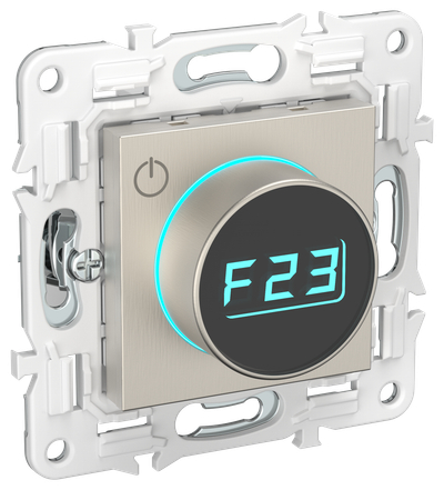 SKANDY Термостат электронный с индикацией SK-T01N металл никель IEK