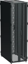 ITK by ZPAS Шкаф серверный 19" 47U 600х1000мм двухстворчатые перфорированные двери черный РФ1