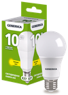 Лампа светодиодная A60 груша 10Вт 230В 3000К E27 GENERICA0