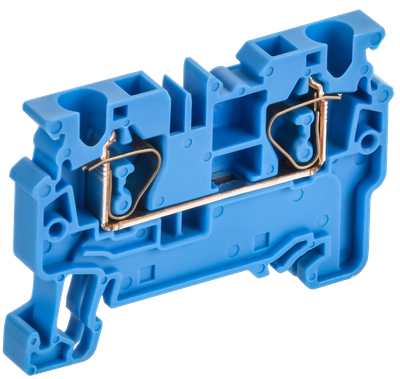 ARMAFIX Клемма пружинная CX4 BU 4мм2 проходная синяя IEK