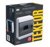 TEKFOR Корпус пластиковый ЩРН-П-8 IP41 черная прозрачная дверь IEK1