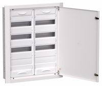 TITAN 5 Корпус металлический ЩРв-96 (2х48) 755х625х130мм IP31 белый (одна дверь) IEK