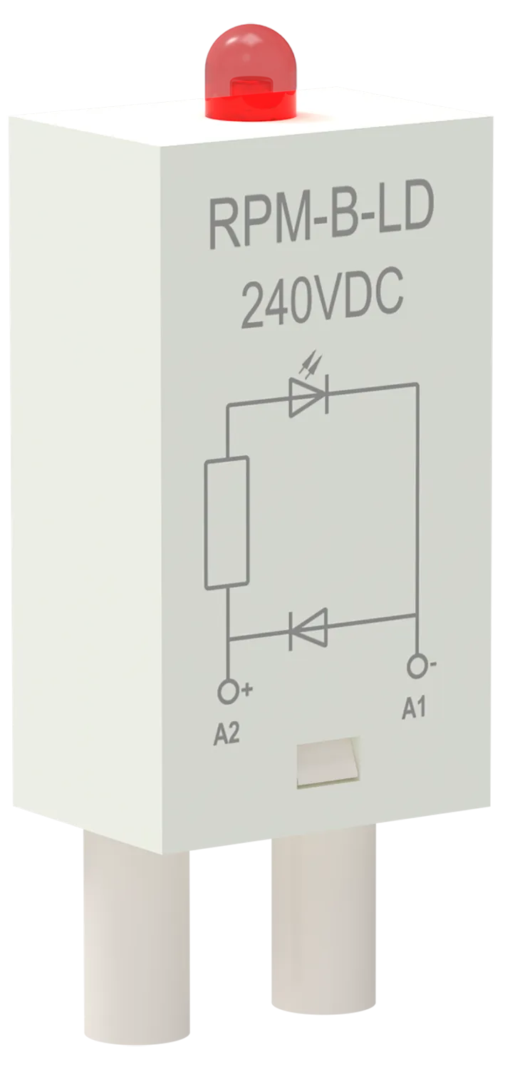 Модуль защиты для реле диод+светодиод 240В DC ONI