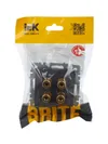 BRITE Audio socket 4-gang RA10-BrG graphite IEK5